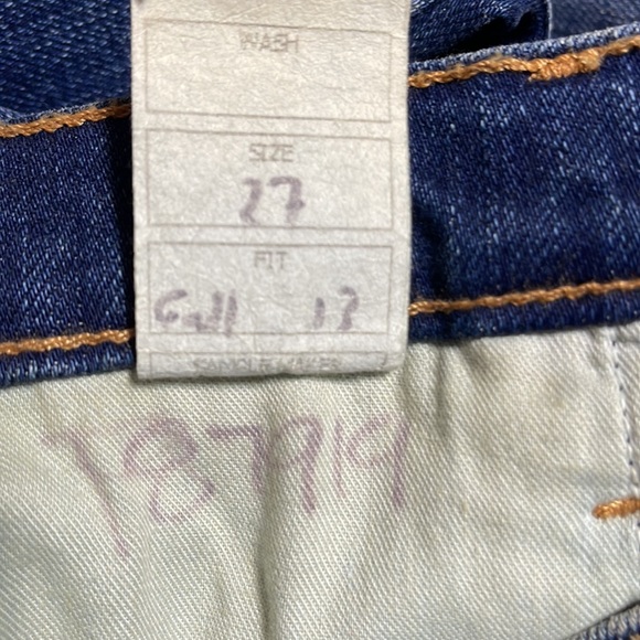 Current/Elliot Ankle Skinny Jeans lined with chain Distressed Sample New Size 27 - Picture 7 of 8